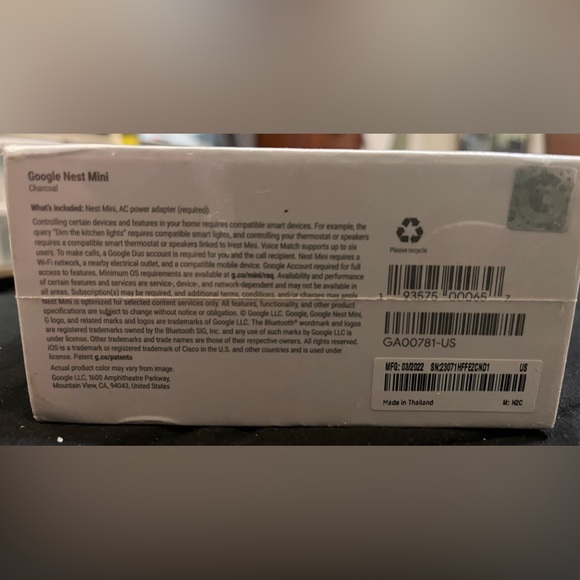 Google Nest Mini 2nd Generation - Charcoal - Picture 5 of 5